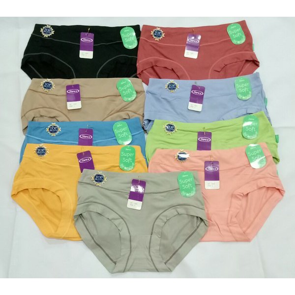 6 Pcs Celana Dalam Wanita Sorex 1251 Super Soft Basic | Grosir 6 Pcs CD Perempuan Dewasa Sguna