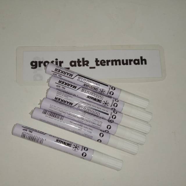 

Spidol putih permanent