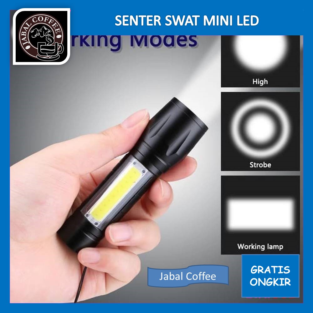 Senter XPE 511 Super Terang / Senter Swat Mini LED Zoom / Lampu Senter Terang