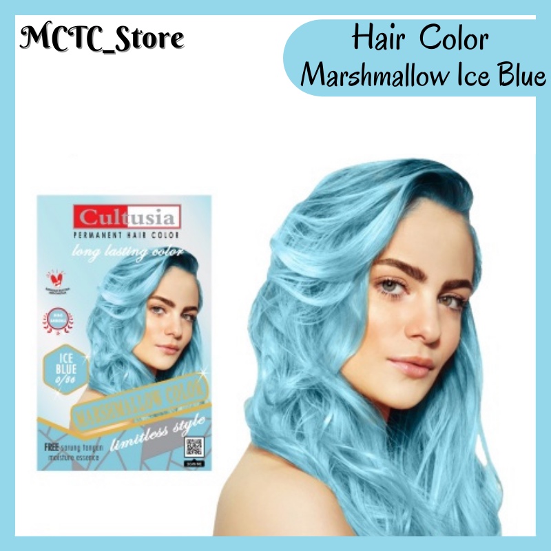 cultusia hair marshmallow color ice blue 30ml