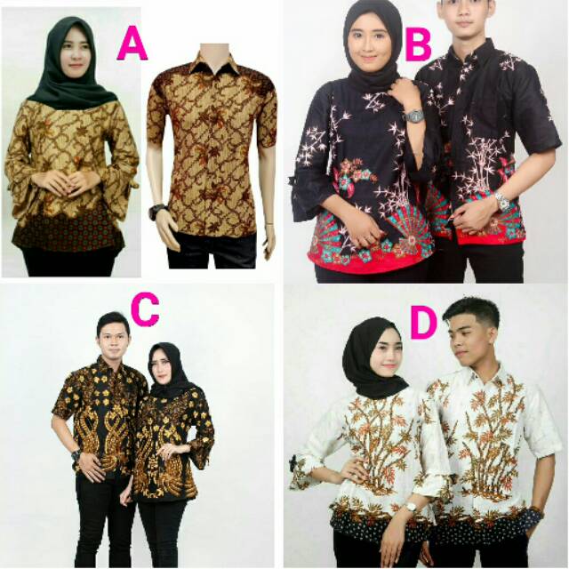 Sumber Urip Grosir >> Classy Family  Couple Batik 2499 Motif Manggar Jayatri Couple
