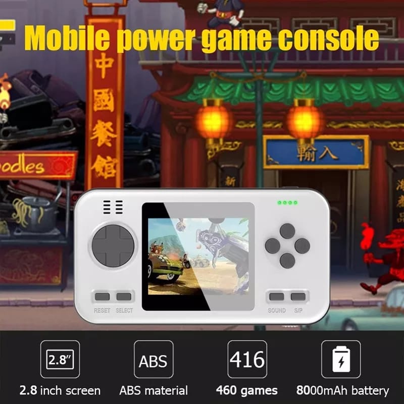 GAMEWANLE MOBILE POWER GAMEBOX 416 GAME 2IN1 POWERBANK 8000MAH