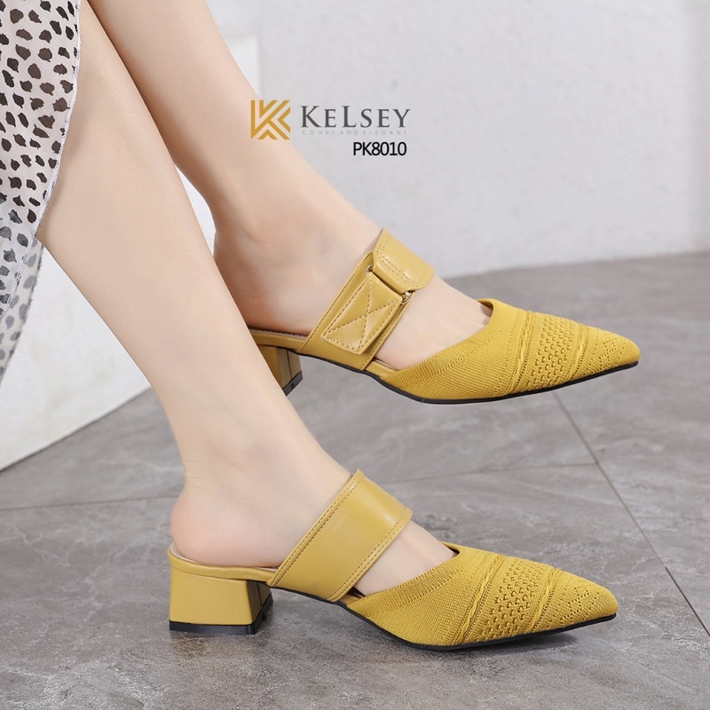 Kelsey Sandal Hak Tahu 4cm Wanita / Sandal Heels Wanita PK8010