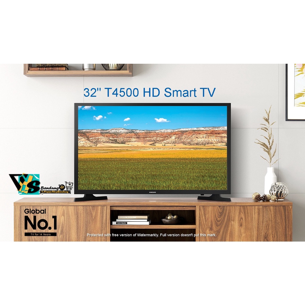 LED SMART TV 32 INCHI SAMSUNG T4500 HD Smart TV 32T4500AK 32T4500 (2020) UA32T4500AKXXD GARANSI RESM