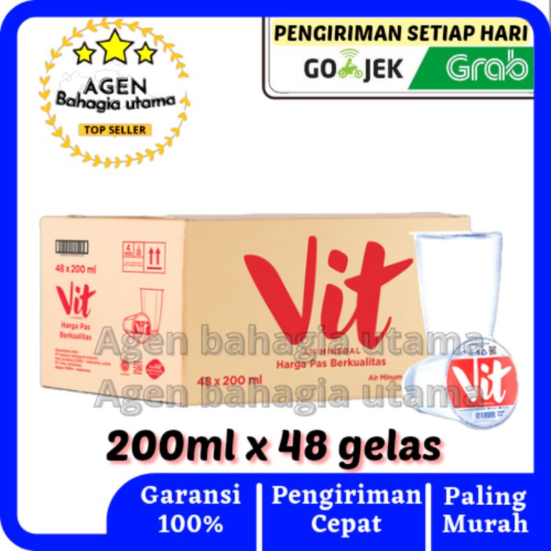 

Air mineral | Vit gelas 200ML 1 karton (48 pcs)