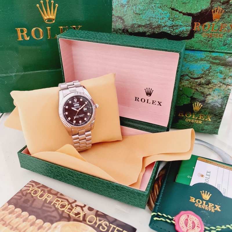 [TERLARIS] JAM TANGAN PRIA ROLEX/JAM TANGAN PRIA MIRIP ORIGINAL/ JAM TANGAN PRIA RANTAI/ FREE BOX OR