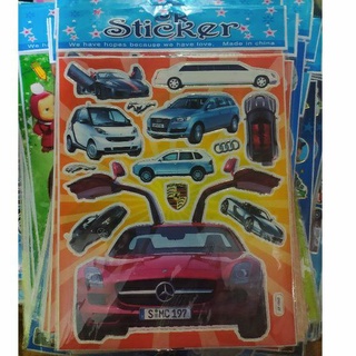 Image of thu nhỏ Stiker Anak gambar mobil mewah bisa sebagai isian souvenir ulang tahun #0