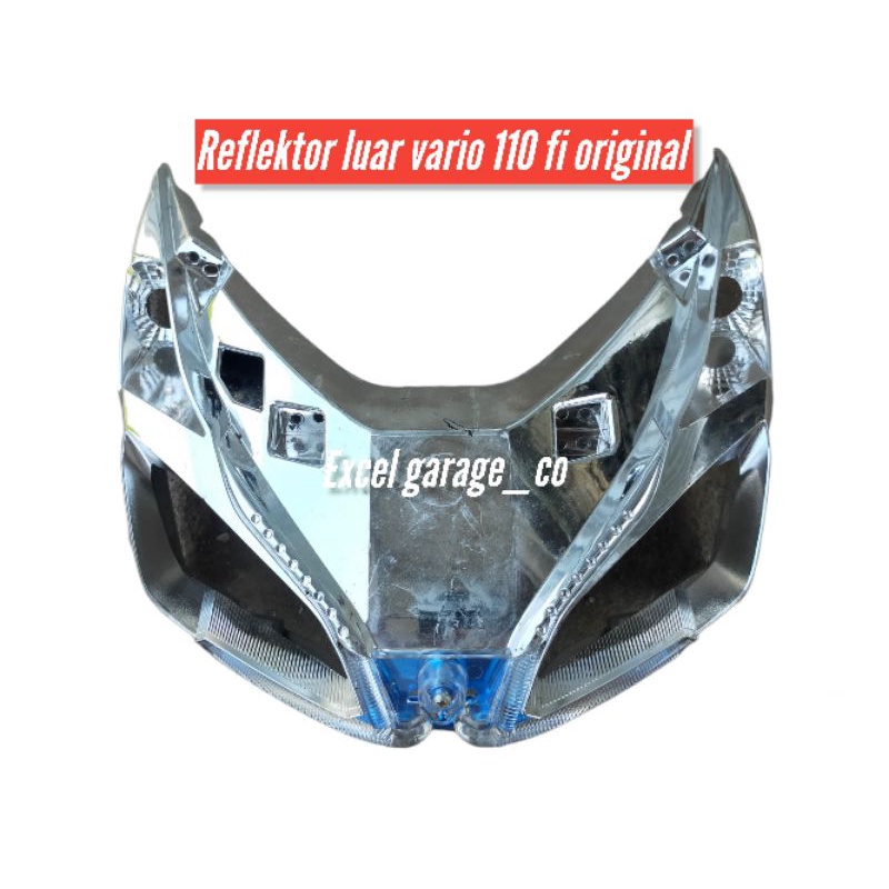 reflektor crom vario 110 fi original ahm honda bumblewrap