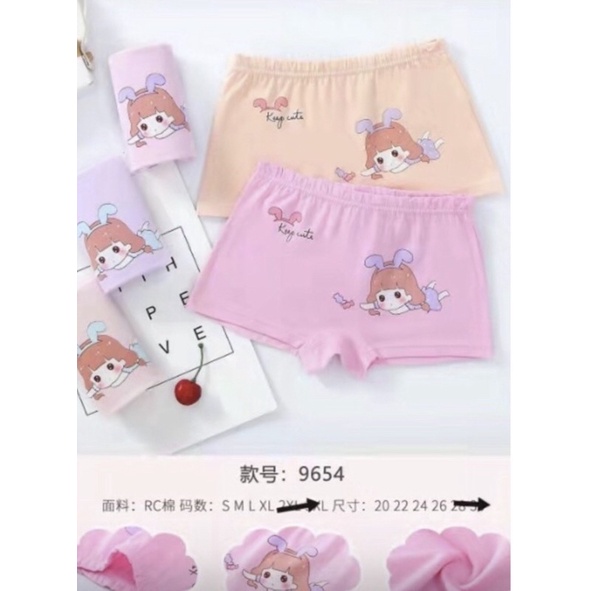 BOXER IMPORT ANAK PEREMPUAN ECER