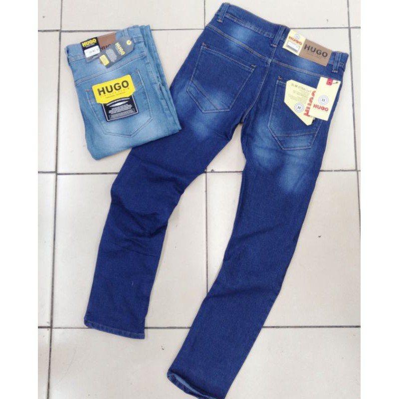 Celana Jeans Panjang Pria Skinny Fit Murah Celana Panjang Jeans Pria Model Pensil Bahan Melar Promo Cuci Gudang