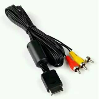 Kabel AV Ps2 Ps3 kabel RCA buat sony ps2 atau ps3 ke tv tabung