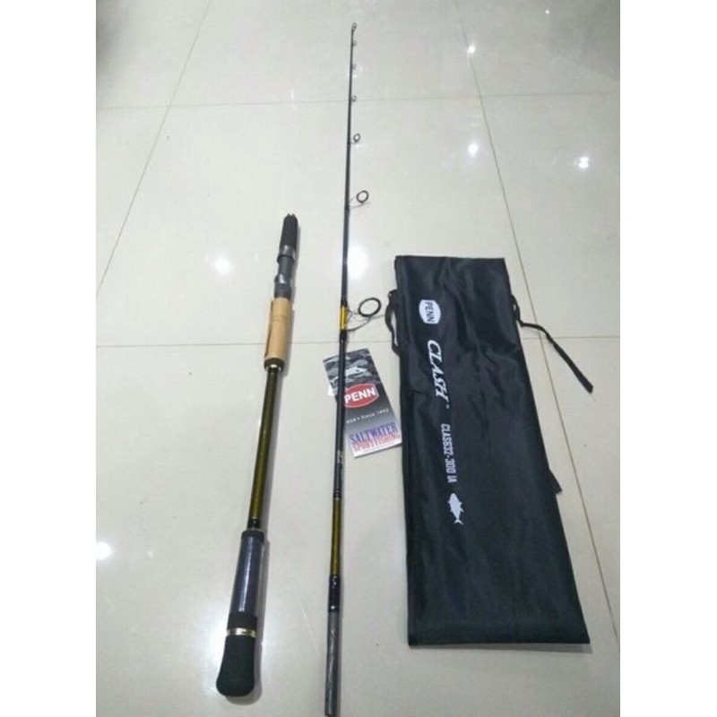 Joran Rod Penn Clash 632-300 IA PE 2-4 Panjang 189, 7 Ring K-guide Fuji Pe 2-4 Max Drag 6kg