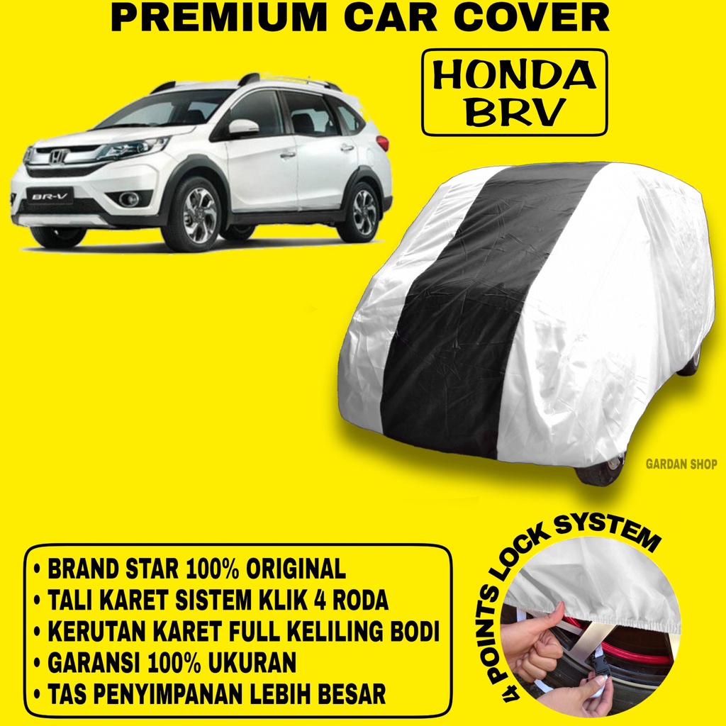 Body Cover HONDA BRV SILVER HITAM Penutup Bodi Mobil Honda Brv Waterproof PREMIUM