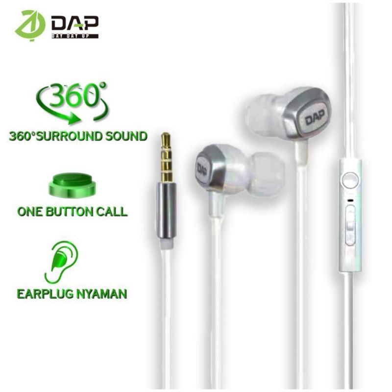 DAP DH-F16 Type C Original Hansfree Handset HF DAP Type C DH-F16 Mic