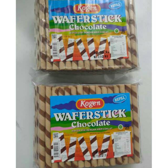 

Kogen astor refill dan toples / wafer stick chocolate 500 gram