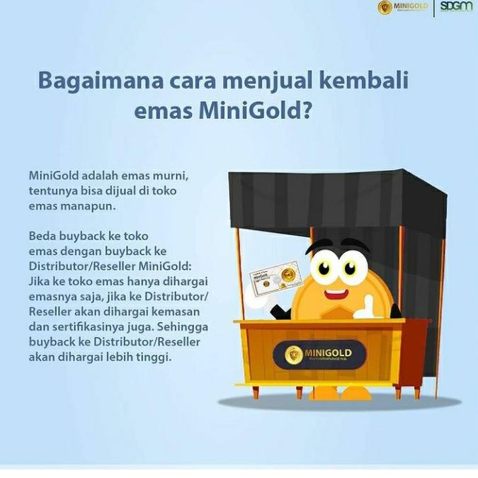 Chekout MINIGOLD 0,025 Gram Logam Mulia Emas 24 Karat / EMAS MINI GOLD