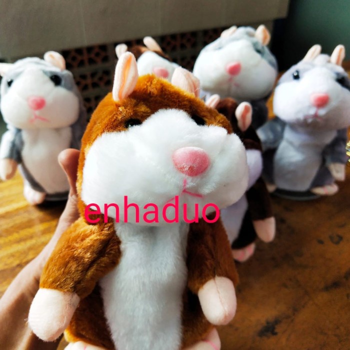 BINATANG-BONEKA- MAINAN BONEKA HAMSTER BISA NGOMONG LUCU -BONEKA-BINATANG.