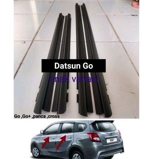Pelipit Kaca Luar Nissan Datsun Go+ Panca Cross Weather strip Pelipit Kaca