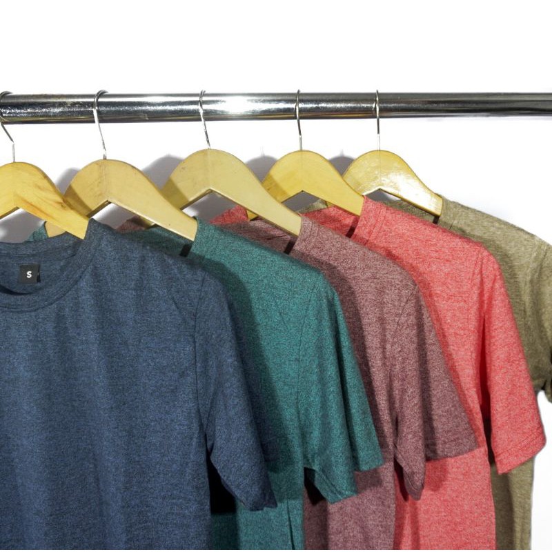 KAOS POLOS GRADASI SIRO, CVC SIRO CHAMELEON 30s (80% Cotton - 20% Poly)