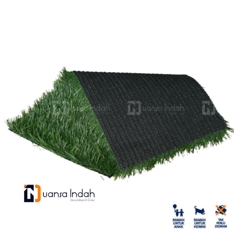 rumput sintetis type swiss standar ukuran 25×50 cm