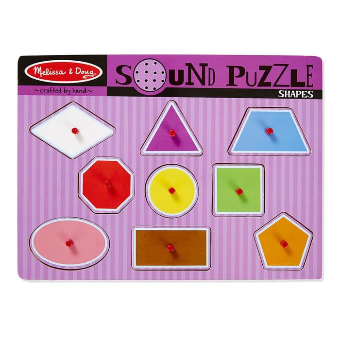 Melissa Doug puzzle sound Shape