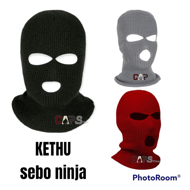 sebo/topi ninja/kethu/topeng/nelayan/kupluk Rajut Topi Rajut Elastis Serbaguna untuk Pria dan Wanita