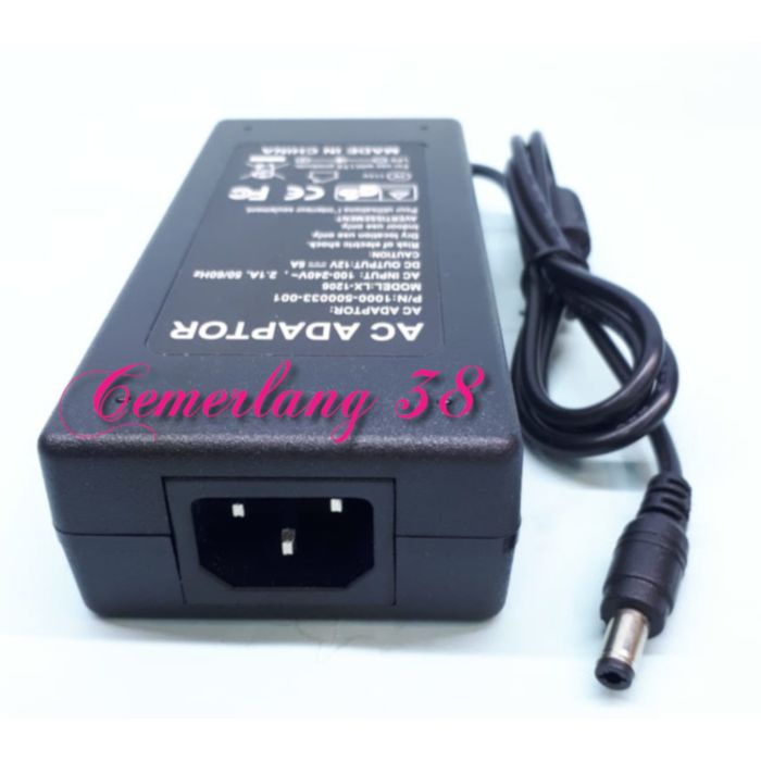 Switching Adaptor-Switching Power Supply Plastik 12V 6A