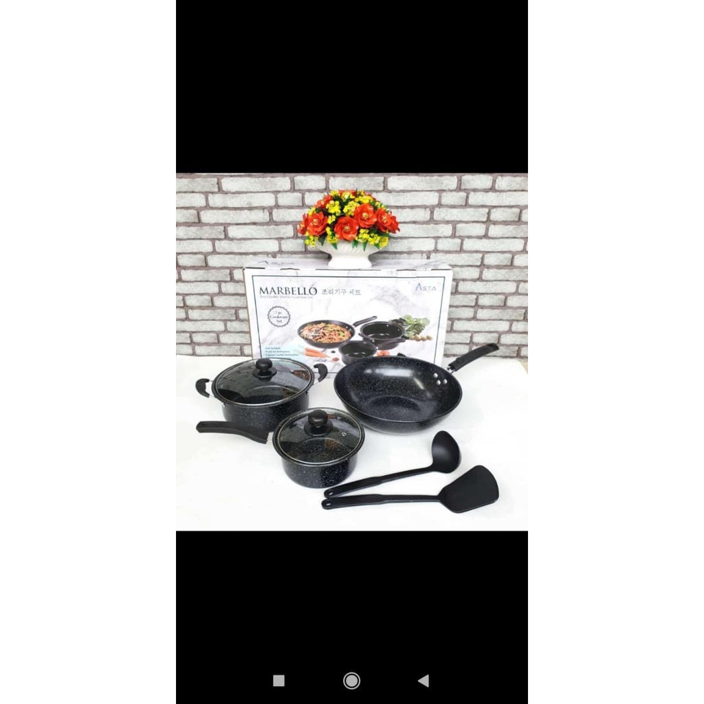 Panci Set Marbello Asta (Panci Marble)