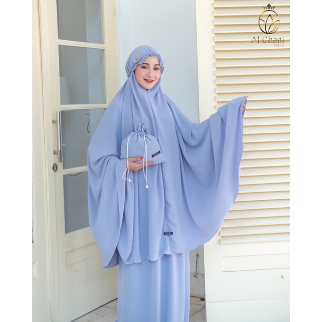 ALGHANI - MUKENA AEESHA CRINGKLE AIRFLOW PREMIUM (JUMBO)