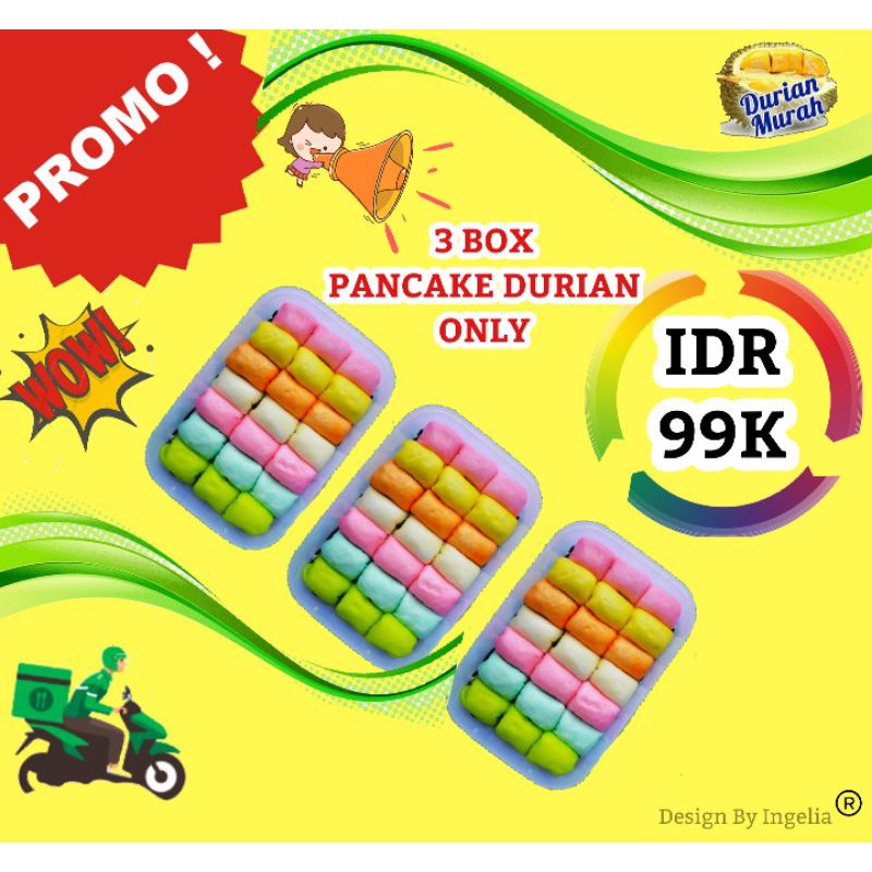 

Pancake Durian 3 Box