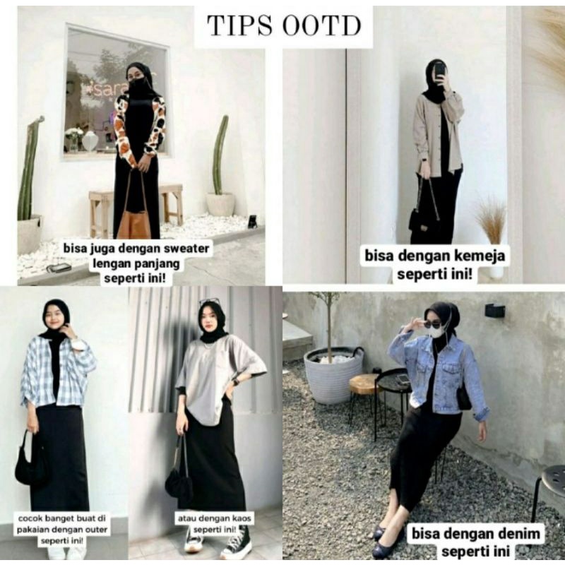 DRESS INNER SPAN JERSEY/INNER GAMIS TANPA LENGAN