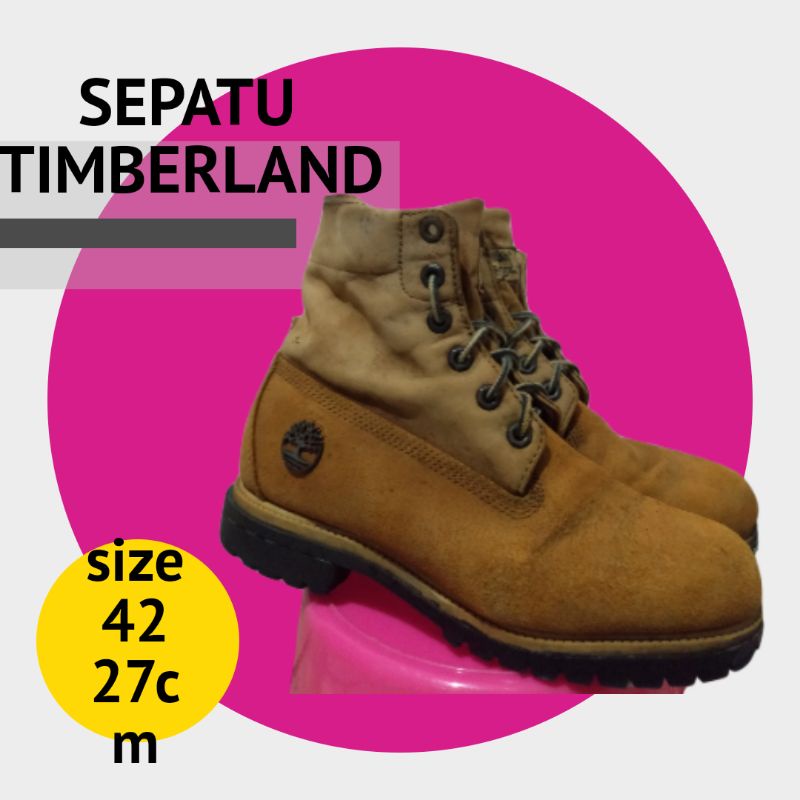 SEPATU TIMBERLAND SECOND ORIGINAL HIKING NGANTOR