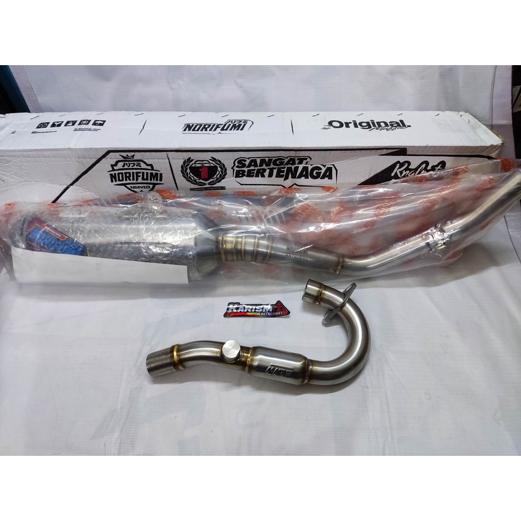 Knalpot Norifumi GRIDZ Kompetisi CRF 150 L DTracker Original Competition Grid Z Bigfoot DT CRF 150L