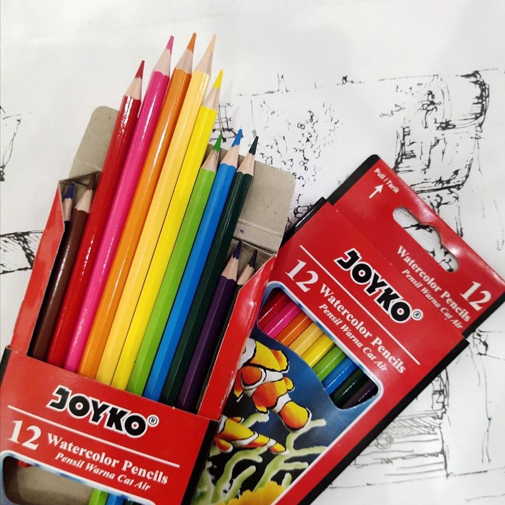 

PENSIL WARNA JOYKO PANJANG CP-12PB