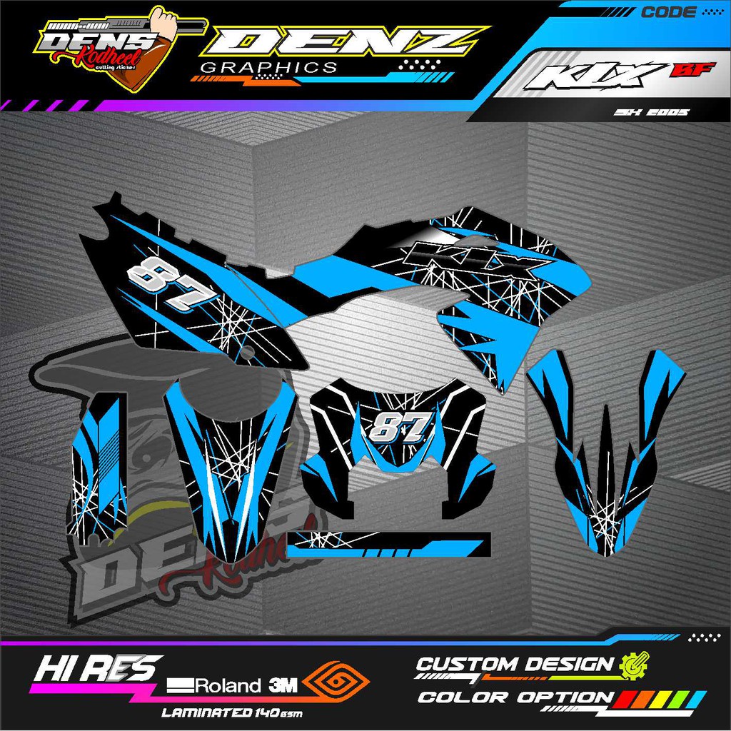 DECAL STICKER KLX BF MD0020