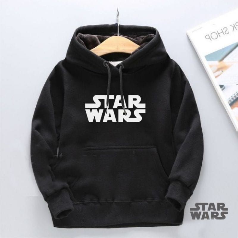 Jaket Sweater Hoodie Anak Perempuan STAR WARS