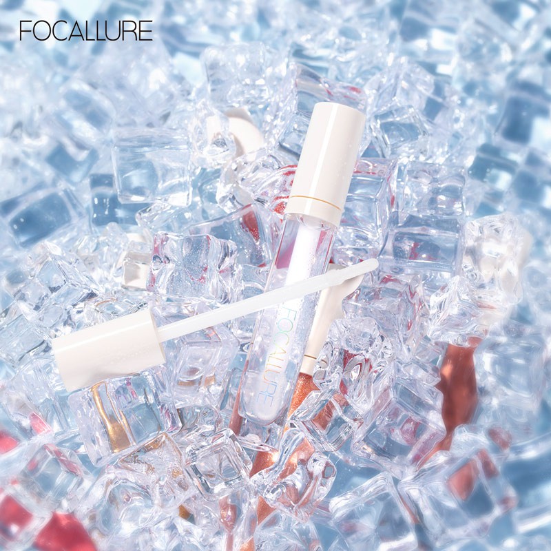 [Add On Gift] FOCALLURE Lip Gloss Pelembab Shimmer Berkilau