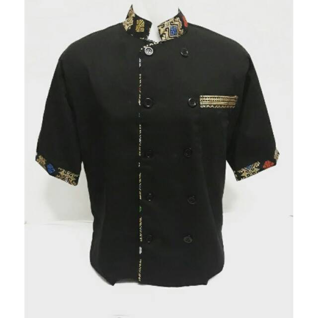 Baju chef kombinasi prodo - Uniform jacket - Chef Jaket - Baju Koki