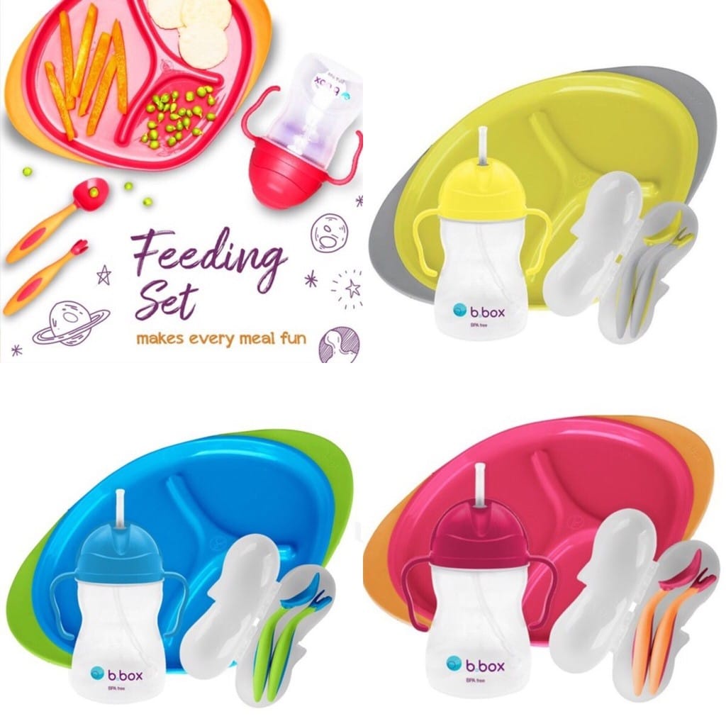 B Box Feeding Set / Tempat Makan Anak Set