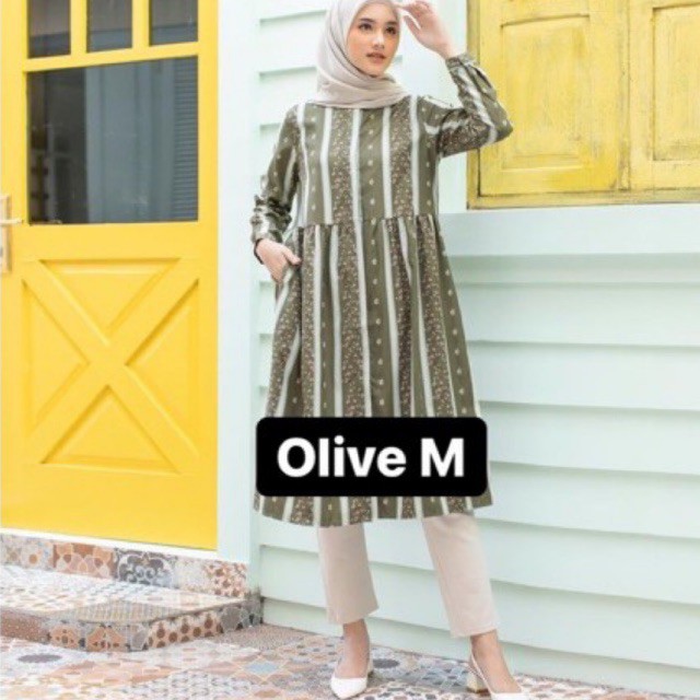 (Olive M) calla tunik by heaven lights hl