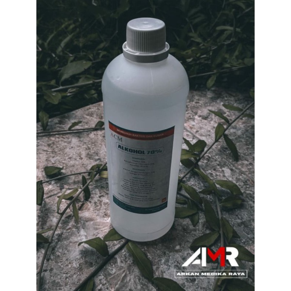 ALKOHOL 1 LITER 70% /DISINFEKTAN CAIRAN ALKOHOL Merk ACM original murah bagus