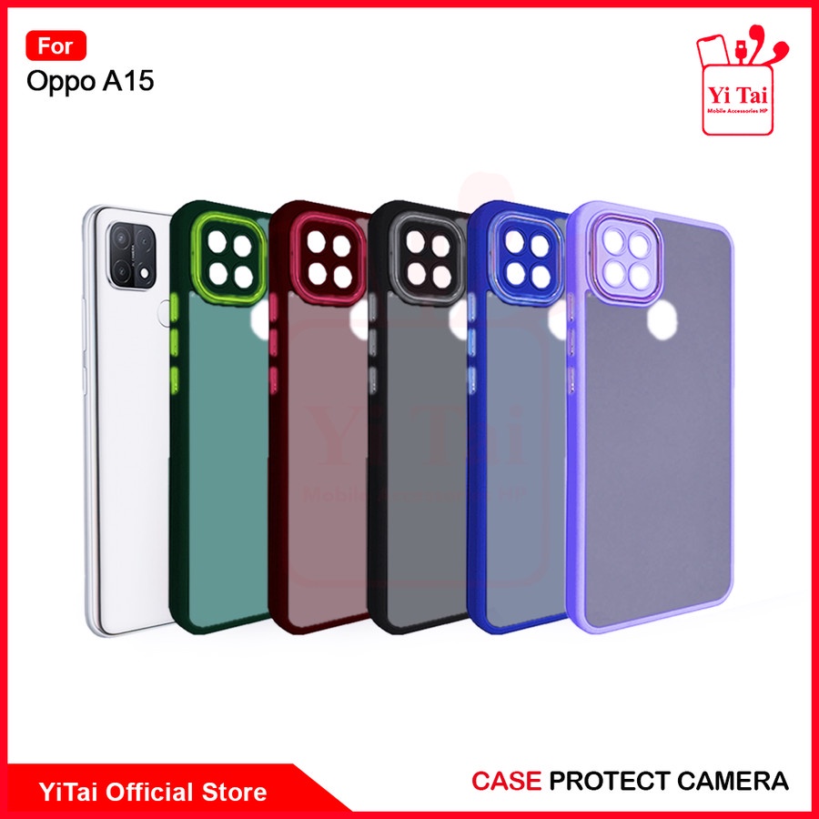 YC02 CASE YI TAI PROTECT KAMERA OPPO A15 A15S OPPO A76 OPPO A96 - BDC