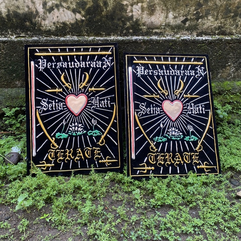 Logo PSHT Hiasan Dinding Kaligrafi Timbul Premium