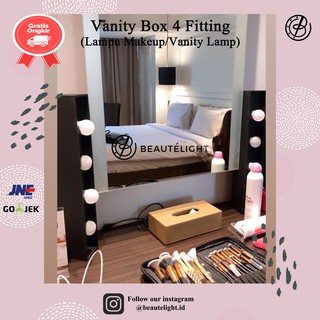 Vanity Box 3 Fitting Beautelight Vanity Lamp Mirror Lampu Makeup Make Up Cermin Rias Shopee Indonesia