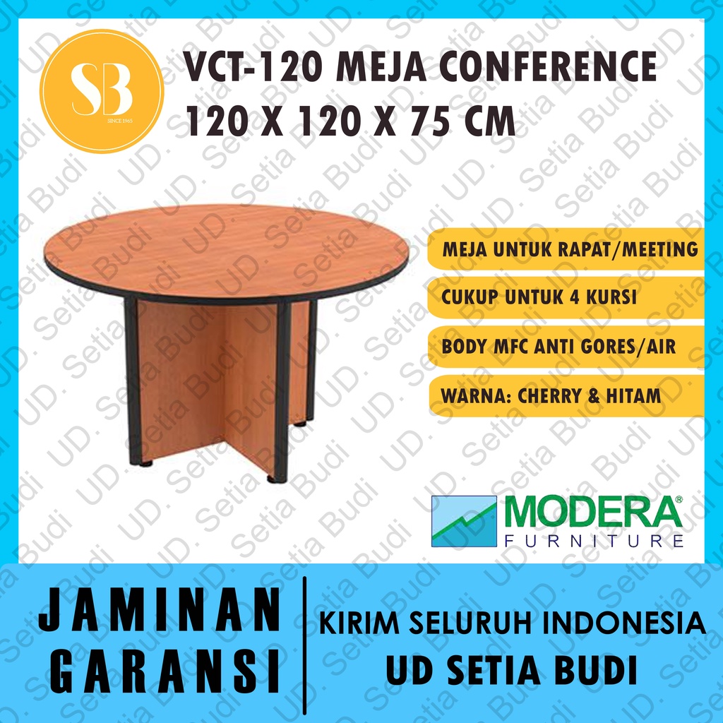 Meja Conference Meeting / Rapat Bulat V-Class  Modera VCT 120