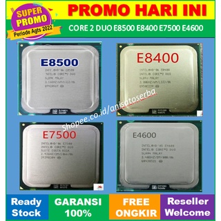 Processor Intel Core 2 Duo E8600 E8500 E8400 E6550 E6850 E7400 E7500 E4600 E4500 E4400 Core2 Duo Fsb 1333 LGA 775