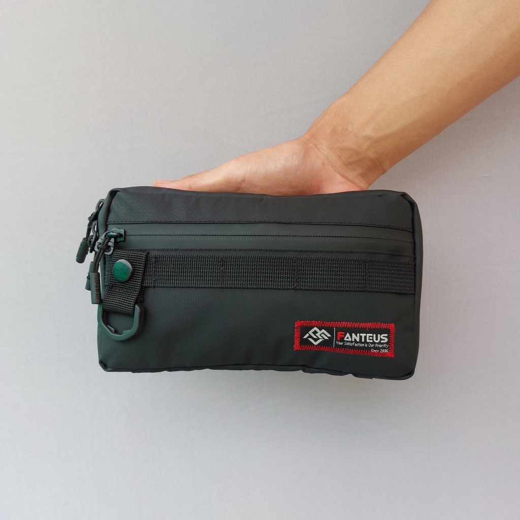 FANTEUS - Handbag Waterproof Multyfungsi Clutch Hanging Anti Air Hitam