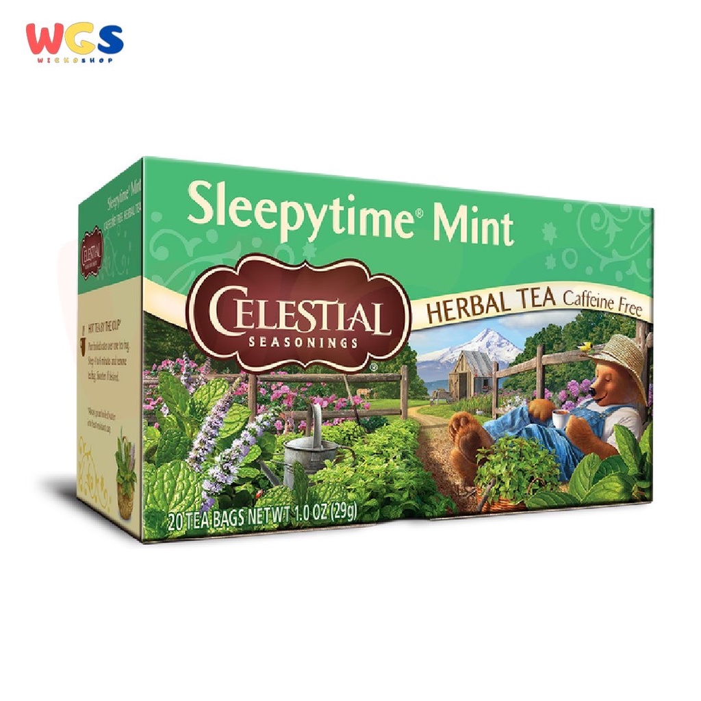 Celestial Seasonings Sleepytime Mint Spearmint Herbal Tea 20s x 1.45g