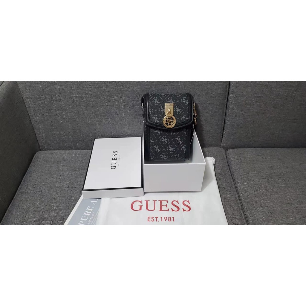 NEW!!! TAS SELEMPANG GUESS TAS PHONE/TAS HP/SLING BAG JANSEN MESSENGER FASHION WANITA IMPORT PREMIUM #223013