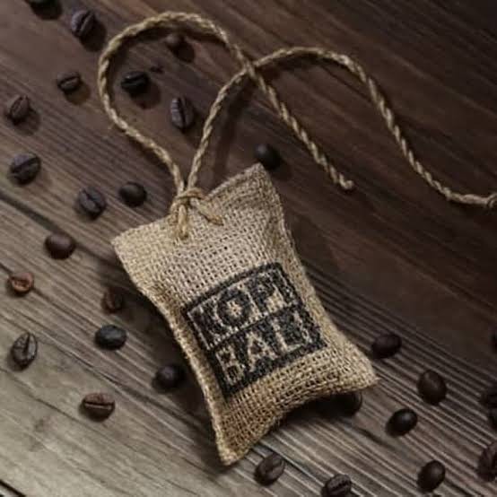 Parfum kopi bali sachet Mobil Gantung Pengharum ruangan Biji Kopi